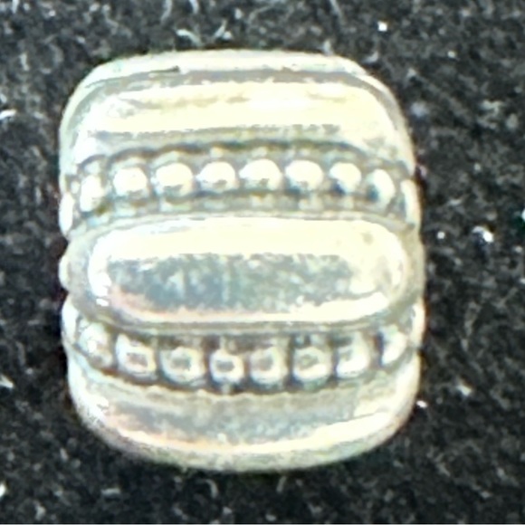 PANDORA authentic Spacer Beveled Bead 925 Charm - Picture 1 of 6